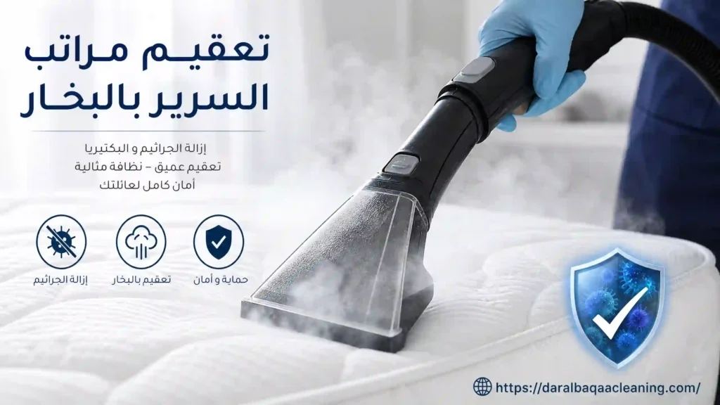 جهاز بخار يعقم مرتبة سرير ويزيل الجراثيم والبكتيريا بفعالية